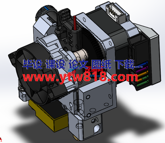 挤出机solidworks设计