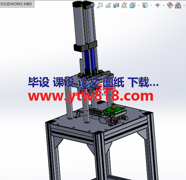 自动电池封盖机solidworks设计