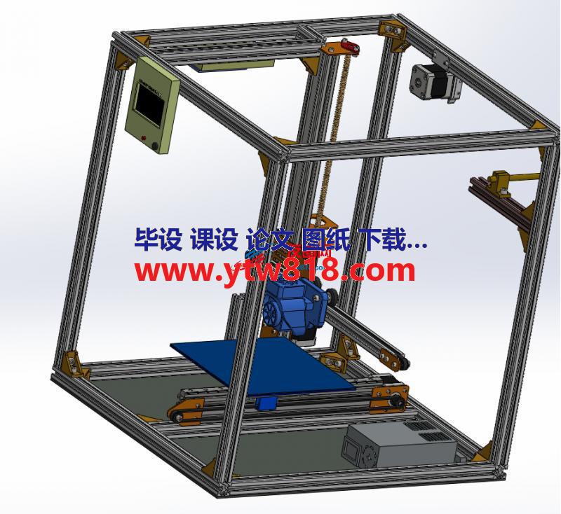 3D打印机模型图3D设计