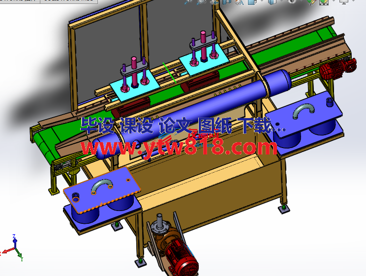 六组电池自动装配线solidworks设计