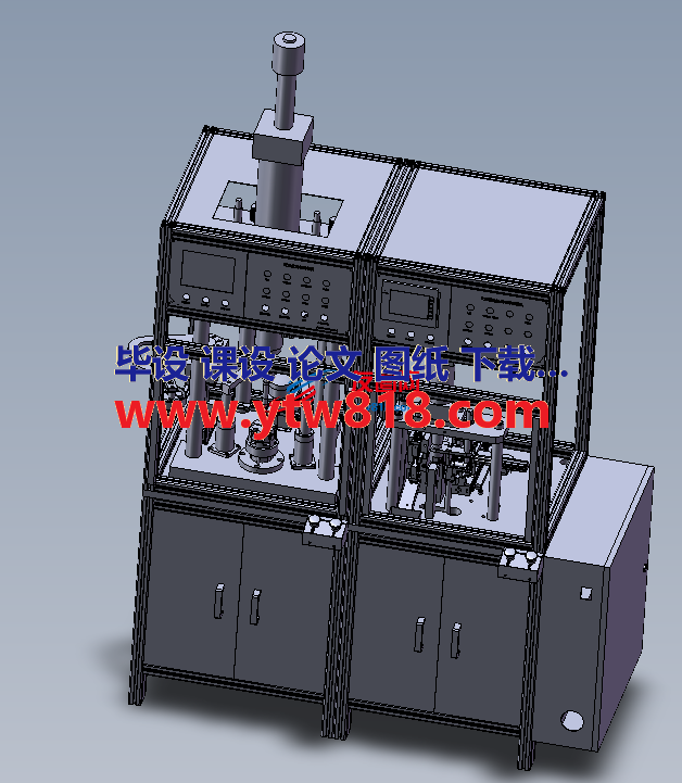 激电环整形压轴机solidworks设计