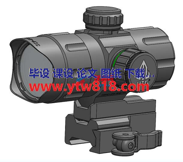 UTG 光学瞄 准器模型3D图纸 Solidworks设计 附step x_t