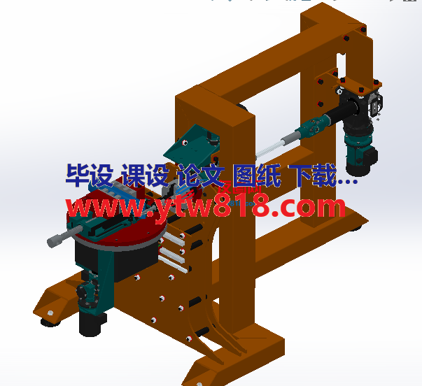 开槽机solidworks设计