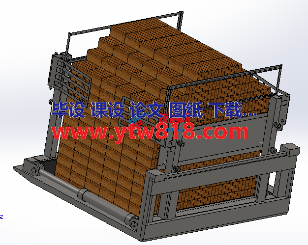 抱砖机设备 solidworks设计