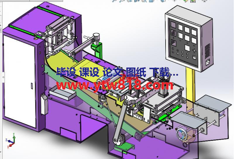 全自动化蓄电池铸板机solidworks设计