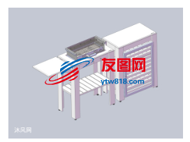 多功能家具之烧烤柜设计模型