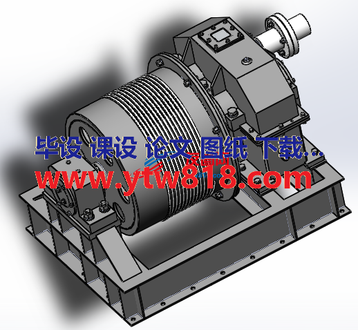 卷扬机solidworks设计