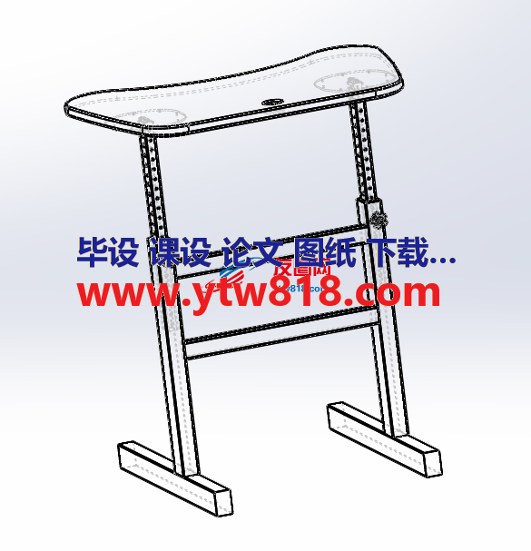 可调的工作台设计模型