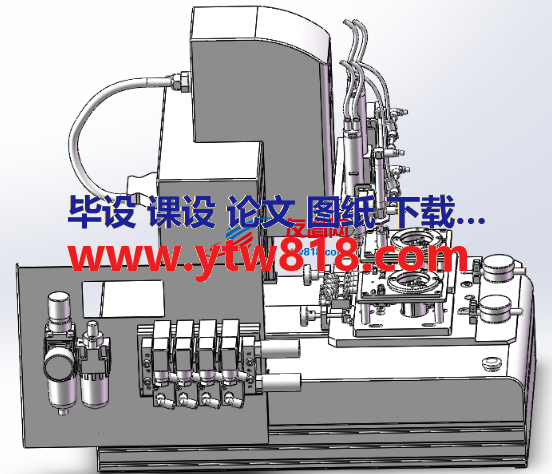 数控微型折边机3D数模图纸 Solidworks设计 附STEP