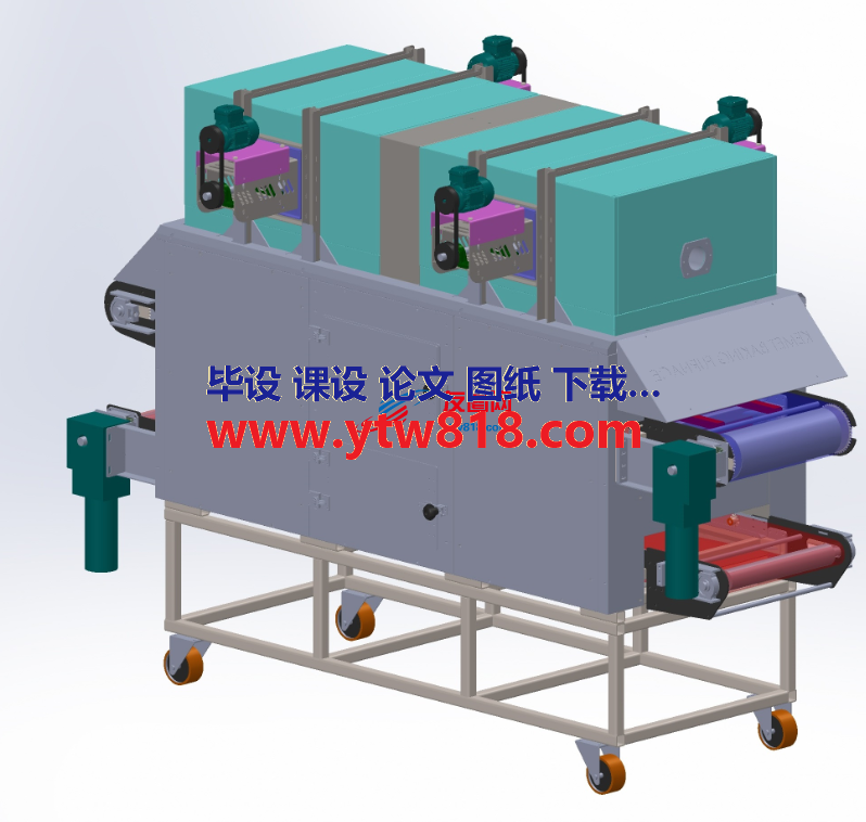 工业烘炉烘焙炉窑模型3D图纸 STEP格式