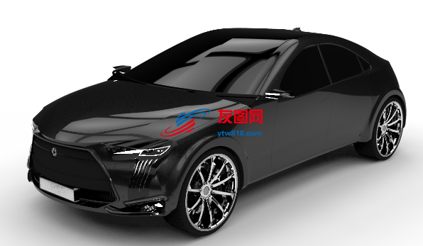 TBO T6 2021轿车模型3D图纸 STEP格式