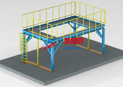 离心机伸缩台3D数模图纸 Solidworks设计