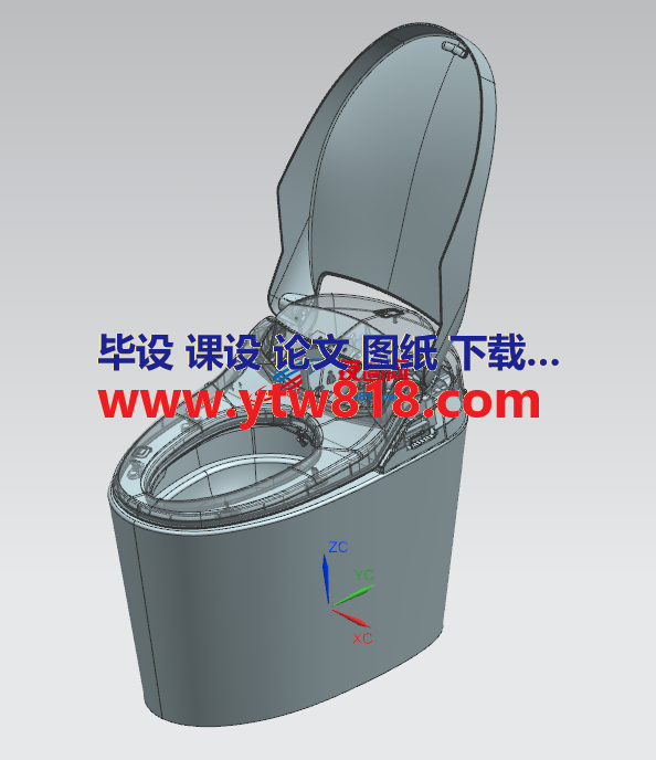 智能马桶模型