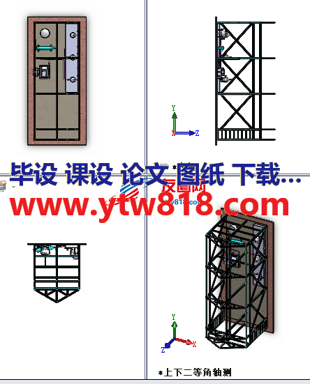 管道布局三维模型