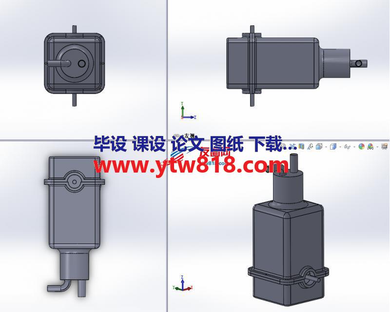 内燃机3D学习模型