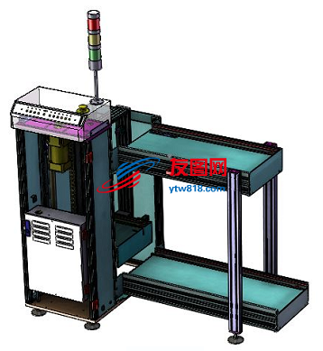 PCB自动储存送料装置3D数模图纸 STEP格式