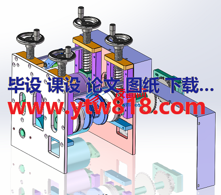 新型平面口罩机滚筒3D数模图纸 STEP格式