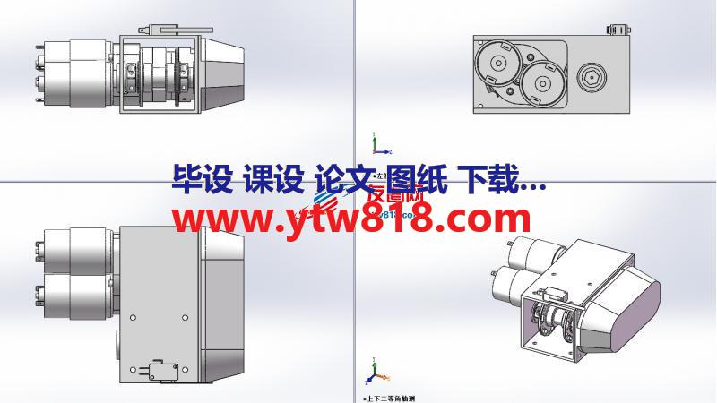 绞车提升机模型