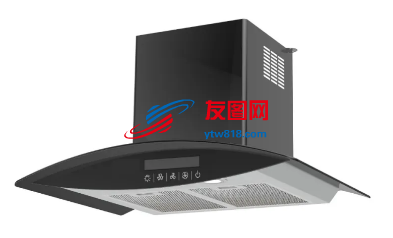 厨房抽油烟机3D数模图纸 STP格式