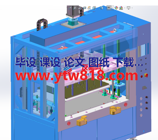 热铆焊接机3D数模图纸 Solidworks设计