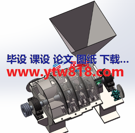 自动喷煤机3D数模图纸 Solidworks设计