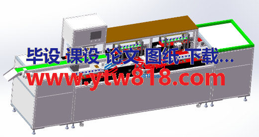 充电器测试自动流水线3D数模图纸 Solidworks设计