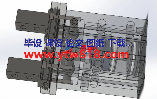 并联式夹持器3D数模图纸 Solidworks设计