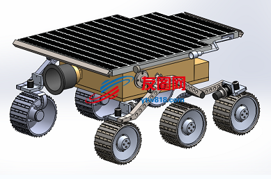 漫游者火星车模型3D图纸 STEP格式