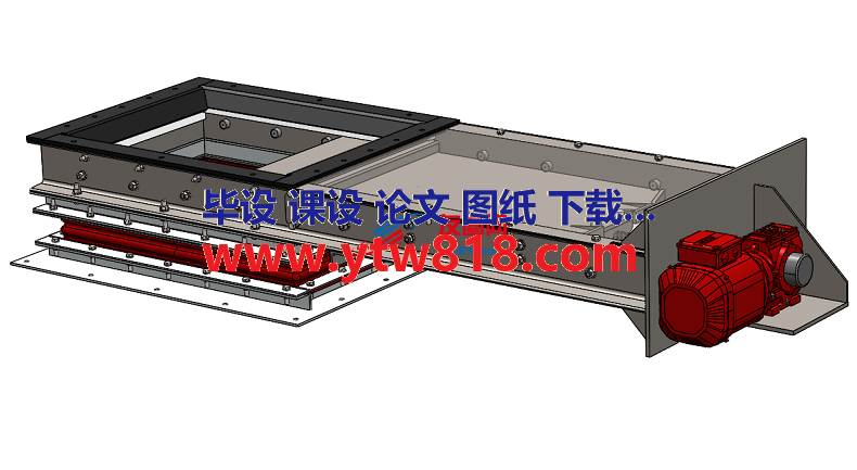 滑动阀滑动闸台3D数模图纸 STEP格式