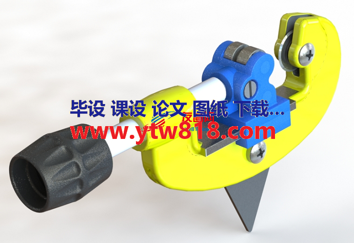 管切割切管机3D数模图纸 Solidworks设计