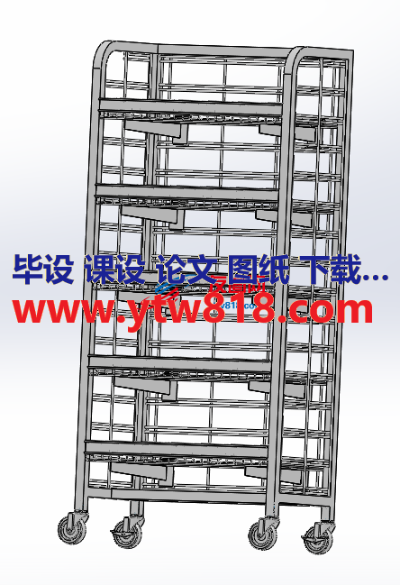 线架显示器结构设计模型