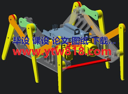 六足行走小玩具模型3D打印图纸 STL格式