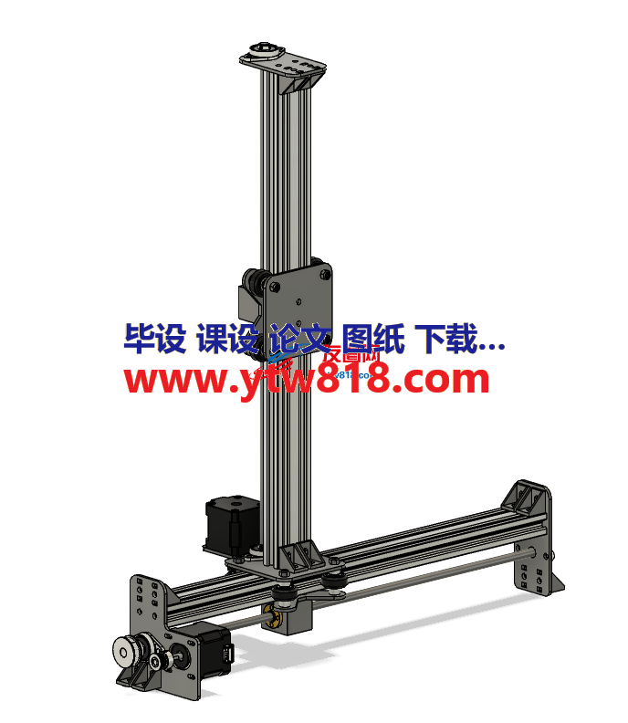 泡沫切割机结构3D图纸 STEP格式