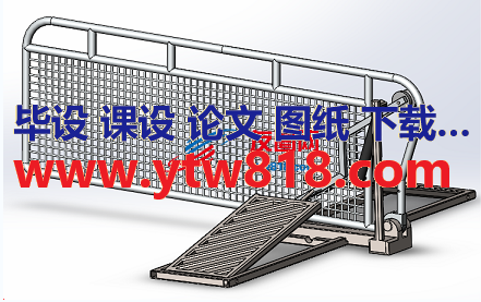 自动开门机构3D图纸 Solidworks设计 附STEP