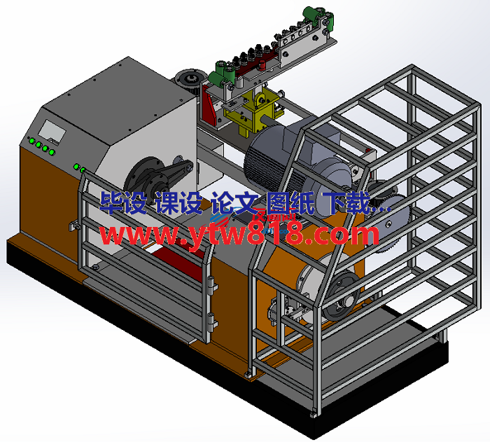 线材矫直器3D数模图纸 STEP格式