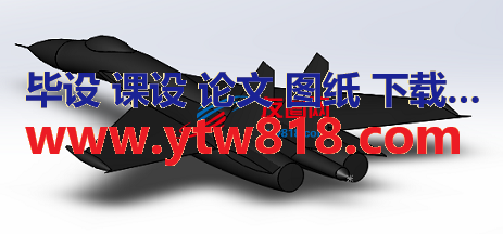 苏37 SU-37战斗机简易模型3D图纸 Solidworks设计