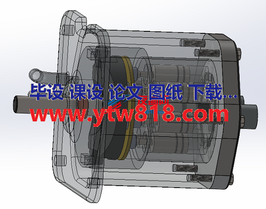 可变轴向柱塞泵3D图纸 STEP格式