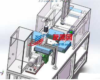 电容外壳密封性检测机3D数模图纸 Solidworks设计