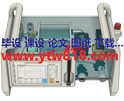 气动呼吸机模型3D图纸 STEP格式