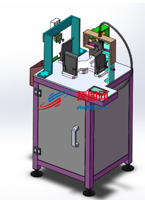 面膜封装机非标设备3D图纸 Solidworks设计