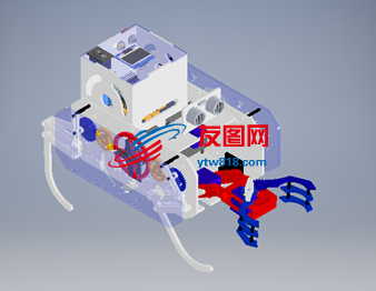 小小四足机器人3D图纸 STP格式