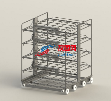 洗衣机消毒架3D图纸 Solidworks设计 附STEP x_t