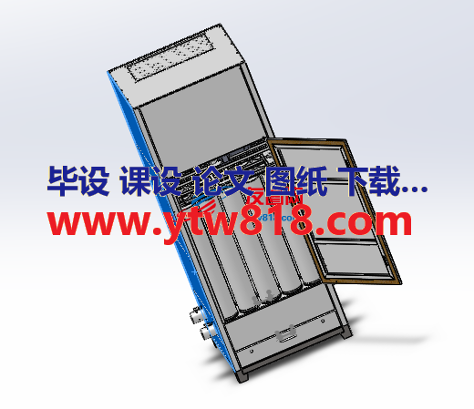 布袋除尘器三维套图