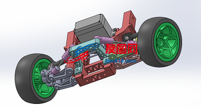 buggy模型车前转向轴模型3D打印图纸 STL格式