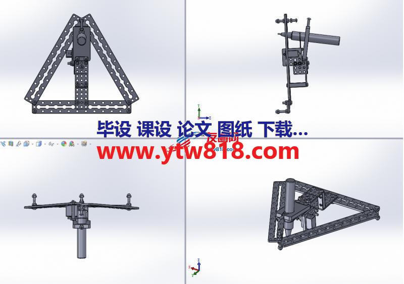 简易的雕刻机设计模型