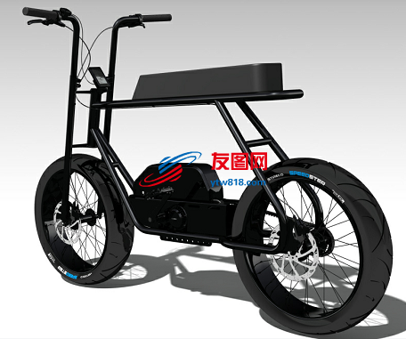 电动自行车3D数模图纸 STP格式