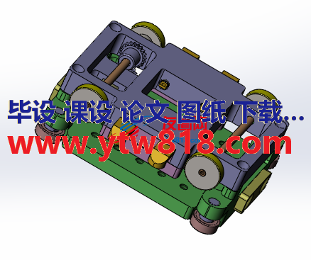 微型AGV小车结构3D图纸 Solidworks设计 附STEP