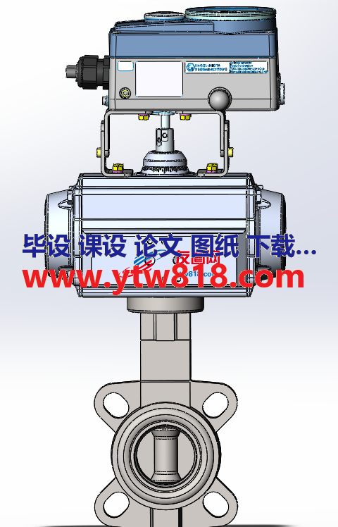 阀门定位器设计三维套图