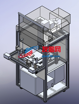 激光打标机3D数模图纸 Solidworks设计 附STEP