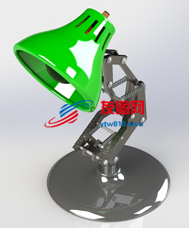 经典台灯普通台灯模型3D图纸 Solidworks设计